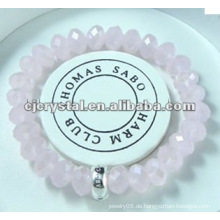 Rosa Kristall Armband